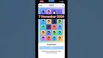 7 November Major puzzle durov Solved Today |Major Daily combo card 7 November |MajorPuzzle Solution