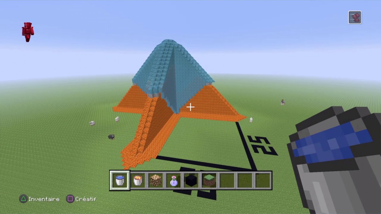 Faire une pyramide sur Minecraft en quelques minutes - YouTube