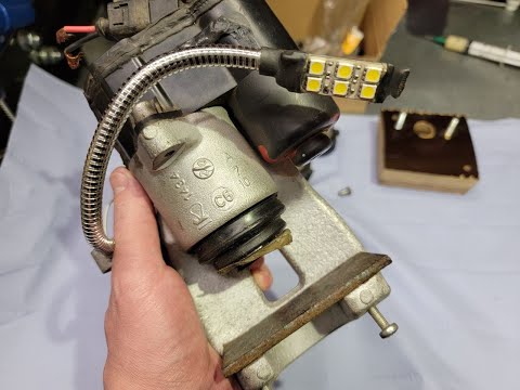 Самостоятельный ремонт электропривода ручника Пассат Б6 Passat B6 repair parking brake