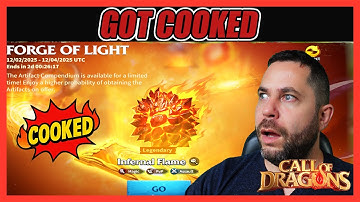 I SPENT 400 DRAWS… The Forge of Light COOKED Me Alive | Call of Dragons