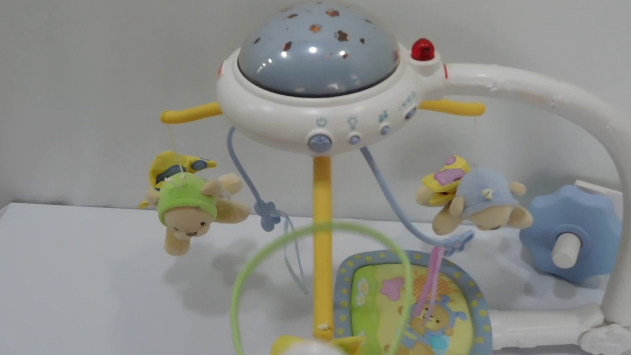 Irónico coger un resfriado rotación CARRUSEL MUSICAL CON MANDO FISHER PRICE...Ref.312 - YouTube