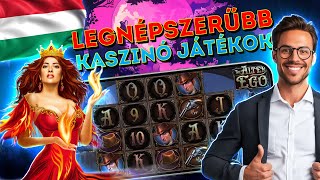 Legnépszerűbb Kaszinó Játékok 🎰 igazi pénez nyerőgépek