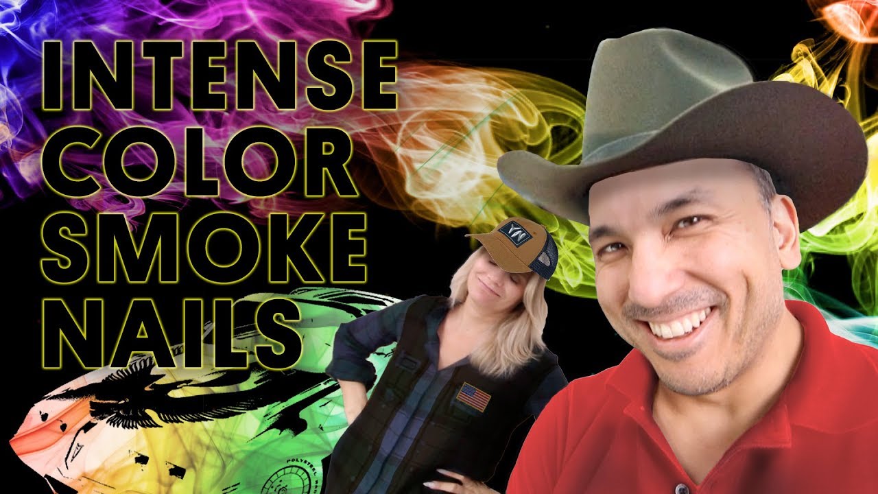 INTENSE COLOR SMOKE NAILS (ACRYLIC NAILS) - VLOG 117
