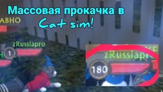 МАССОВАЯ ПРОКАЧКА В Cat sim/КОРОТКО О ТОМ КАК ПОЯВИЛСЯ НОВЫЙ БОСС ТАКСА