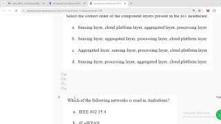 Famous Introduction to Internet of Things|week 12 Nptel Assignment solutions 2024 Net Worth