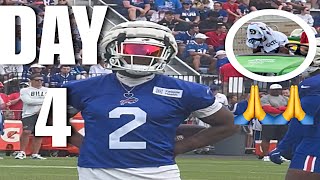 Buffalo Bills PHYSICAL Training Camp Day 4 HIGHLIGHTS: CJ Gardener Johnson INJURY CARTED OFF + MORE!