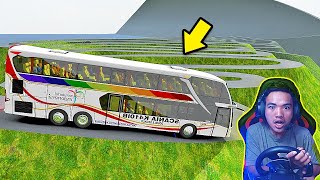 BUS TINGKAT TRONTON DI JALUR SEMPIT - ETS2