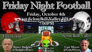 Fleetwood vs Schuylkill Valley - Friday Night Football