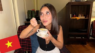 How to make Vietnamese Coffee | Trying EGG Coffee - Must do in Ho Chi Minh City (Little Hanoi) 🇻🇳