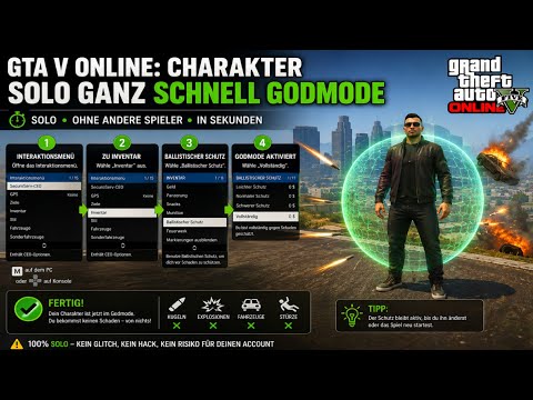 SOLO SUPER SCHNELL GODMODE MIT WAFFEN IN GTA 5 ONLINE