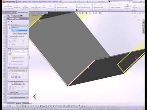 Solidworks. Модель коробки из листового металла