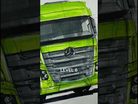 Drawing A Semi Truck