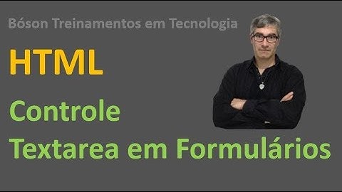 Curso de HTML e CSS   Controle Textarea   Caixa de Comentários em Formulários