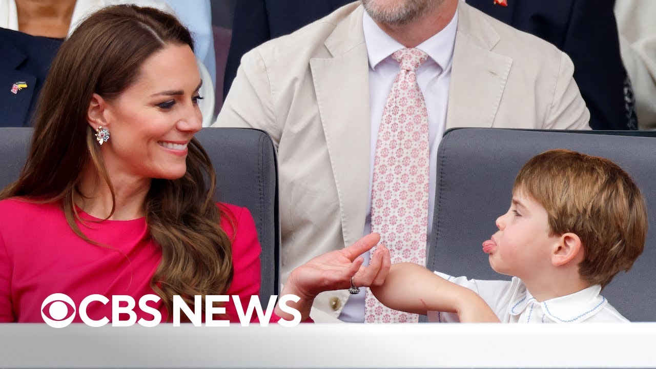 ⁣Prince Louis throws tantrum at Platinum Jubilee event