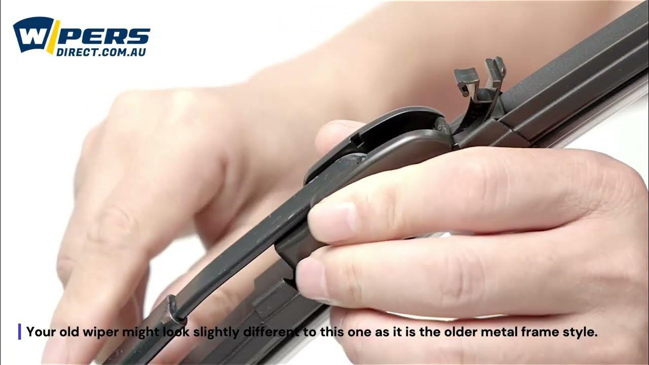 Windscreen Wiper Blade Replacement Guide For Hook Wiper Blades (Wipers