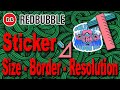 Redbubble Sticker Size, Resolution And Border Size : All There Is To Know About Redbubble Stickers