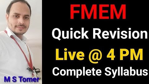 FMEM QUICK  REVISION I FUNDAMENTALS OF MECHANICAL ENGINEERING AND MECHATRONICS