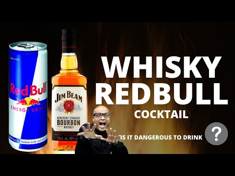 How to Mix Red Bull in the Whisky | Whisky Red Bull Good or Bad? | Red Bull & Whisky Cocktail