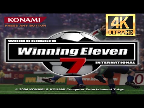 Winning Eleven 7 International - Brazil vs Argentina | GAMEPLAY 4K | PCSX2 #winningeleven #4k #pes