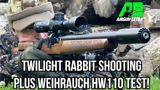 Airgun Extra | Awesome airgun rabbit hunting | Weihrauch HW110 KT power and accuracy test