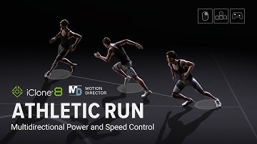 Motion Director Athletic Run Pack - Multidirectional Power and Speed Control | iClone 8