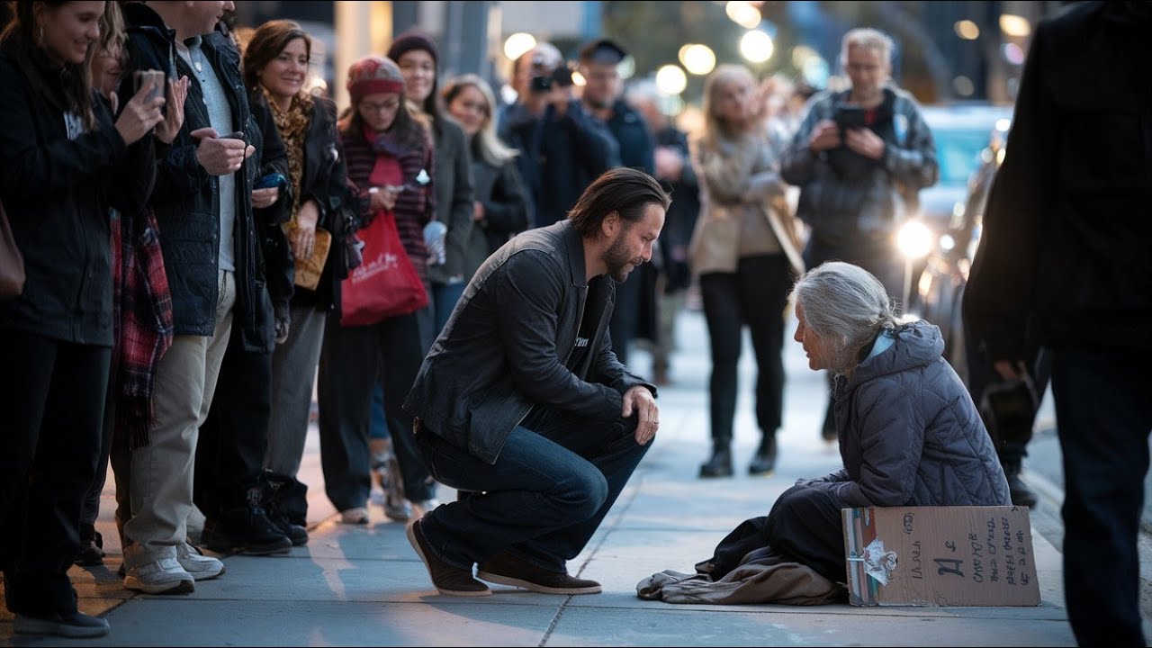 Keanu Reeves Approaches Homeless Veteran Woman; What He Does Next ...