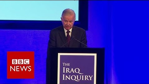 Chilcot Report: "Military action was not a last resort" - BBC News
