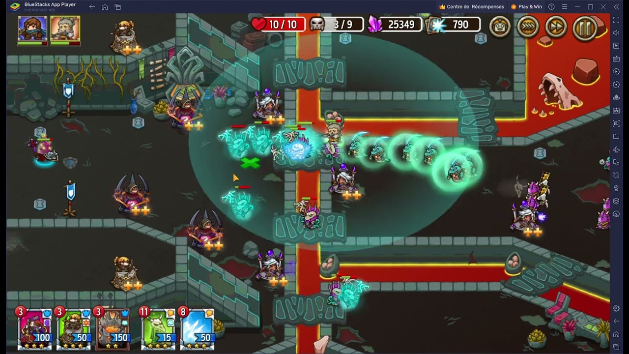 Crazy Defense Heroes - Temple of the Serpent King - LVL50 (Hard)