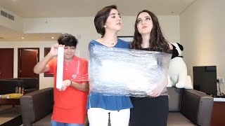 صلوح وسيف يلفون بنات بدبي 100 لفه نايلون !! #وحطيت عليهم صرصور😂🐜