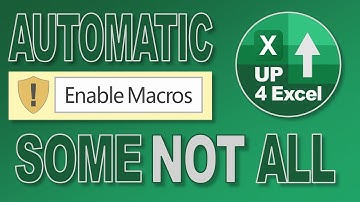 How to Make Your Excel Macros Run Without Enabling Every Time