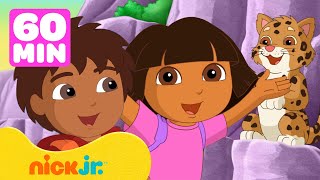 Даша-Путешественница | Даша И Диего Спасают Зверушек! 😺 1 Час | Nick Jr. Cyrillic