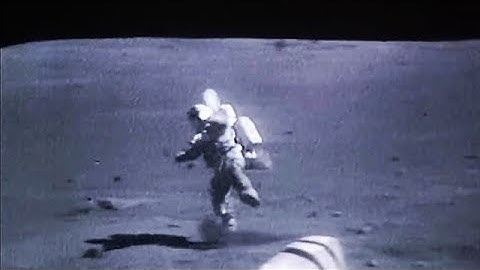 Astronauts falling on the Moon, NASA Apollo Mission Landed on the Lunar Surface   Martian Archaeolog