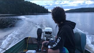 Johnson 7.5hp outboard (NEW MOTOR TEST)