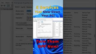 Disable These Services for Faster Performance!