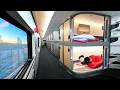 12 Hours on World’s First Capsule Hotel Sleeper Train! | 🇦🇹Austria-🇩🇪Germany