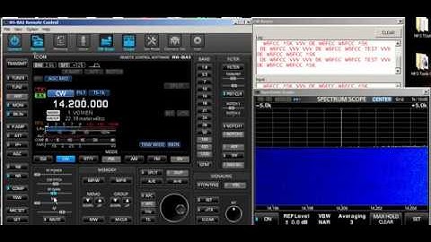 Setup RSBA1 in Split Mode - RX on main dial, TX on Split