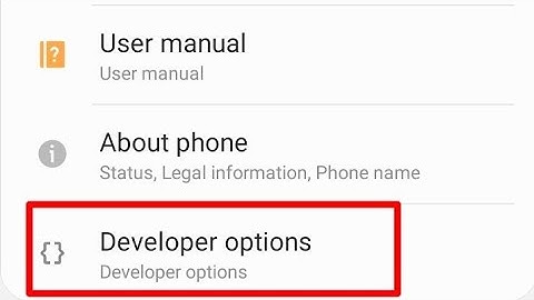 How to Enable Developer Option on Samsung A20S,A30S,A50S,A10S,A70S