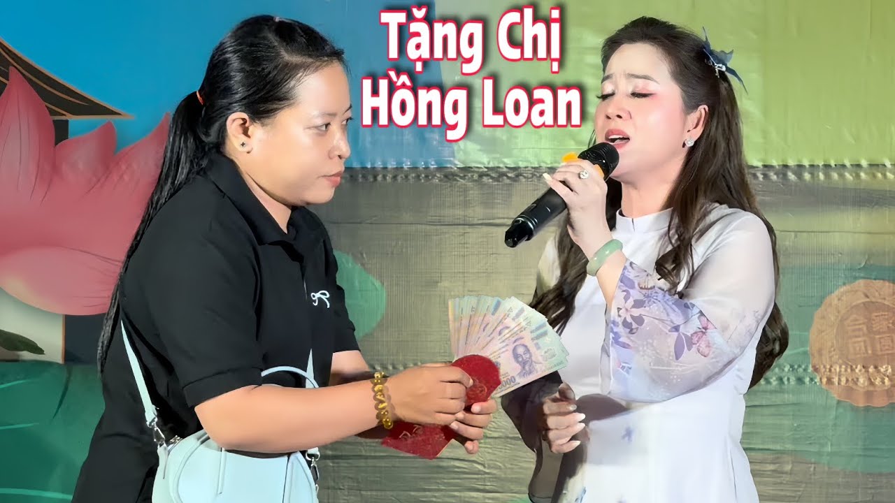Cs Hồng Loan Biểu Diễn Tại Tụ Viện Kim Cang Được Khán Giả Tặng Tiền Khủng Và Bà Con Yêu Thương Quá