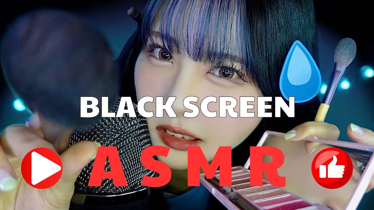 😴 ASMR 😴 BLACK SCREEN 99.99 of you will sleep with 10 fake head mic