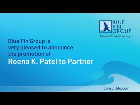 Reena Patel Promoted to Partner at Blue Fin Group - video from Blue Fin Group