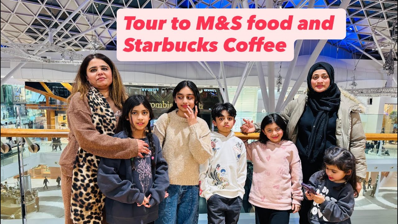A great tour to M&S food hall and Starbucks Coffee shop | M&S Foods | Starbucks | Westfield 