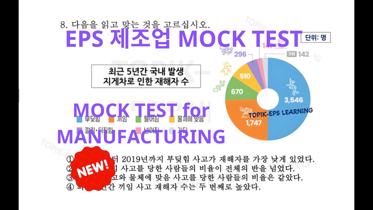 [EPS 읽기] EPS TOPIK 2024 | 제조업 - Manufacturing Industry TEST IN 2024