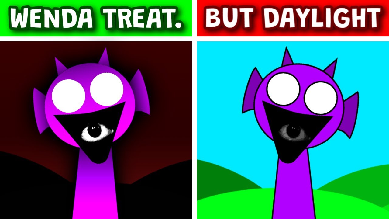 Sprunki WENDA Treatment But VS Daylight Version (NEW REACTIONS)