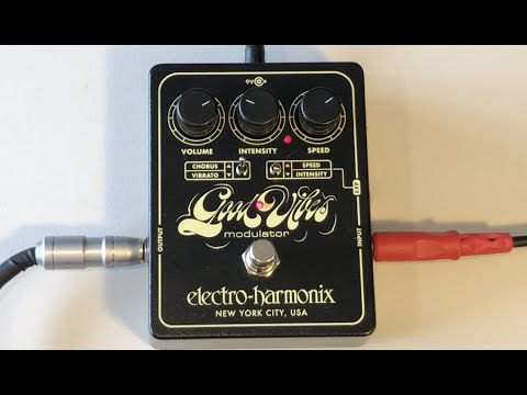 Electro Harmonix Good Vibes - Trimpot Adjustment / Demo / vs