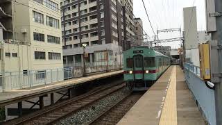 西鉄５０００形・急行　平尾駅を通過　天神大牟田線　２０１７年５月３１日