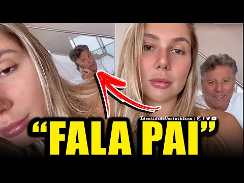 NÃO VOU ME ILUDIR! CAROL PORTALUPPI grava Stores com seu Pai RENATO GAÚCHO pedindo pra ele 