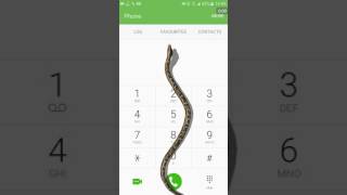 How to snake on screen hissing joke - android app screenshot 5