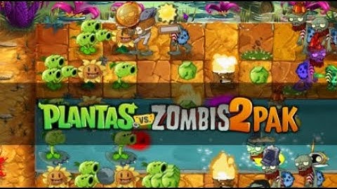 LIVE . Plants Vs. Zombies 2 PAK Jurassic Marsh mod by Nezeus [404KB PvZ] #PART1