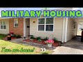 MILITARY BASE HOUSING TOUR | carah + caleb