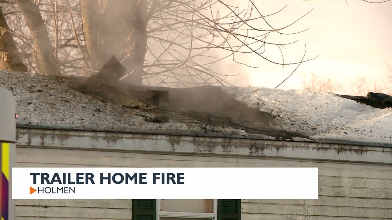 Trailer home fire YouTube